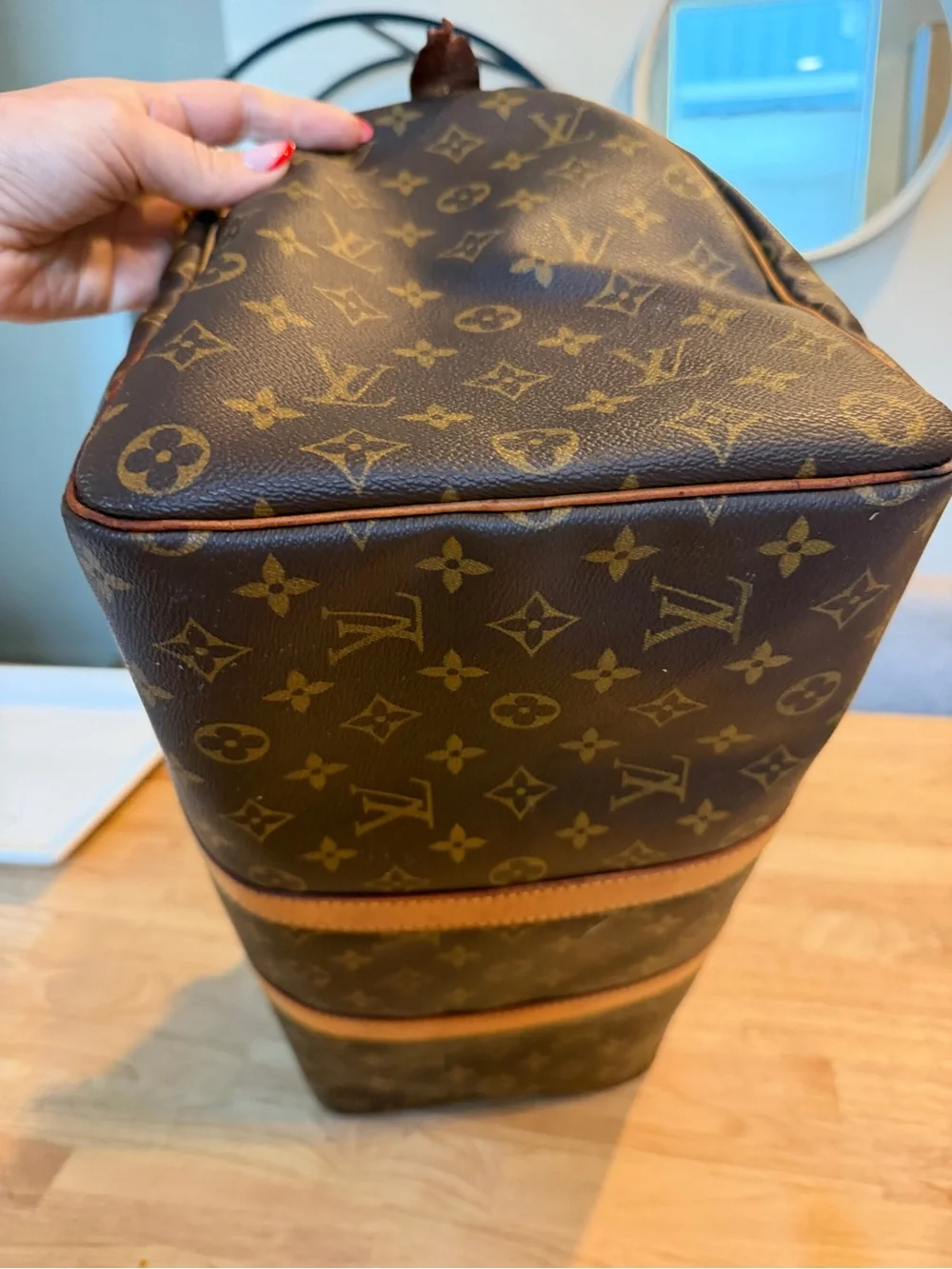 Louis Vuitton keepall 45. made in france FL0060.